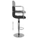 Juego de 2 taburetes de bar sillas altas con Juego de 2 taburetes de bar sillas altas con Gris