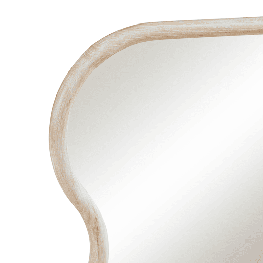 Espelho de parede Bellerirnu forma curva 90x60 cm - Carvalho Sonoma en.casa