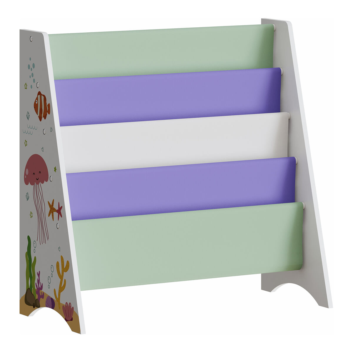 Estantería infantil Hornnes Motivo Aqua Dream [en.casa]