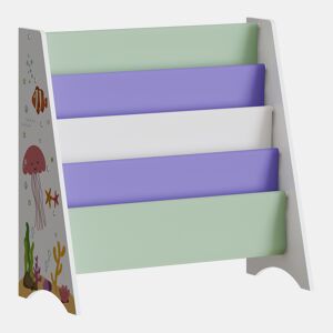 Estante para crianças Hornnes Aqua Dream motif 60x62x28 cm en.casa