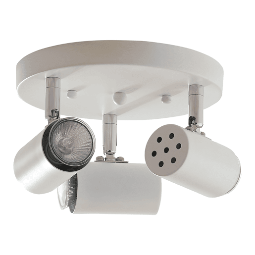 Candeeiro de teto Bathgate giratório 3 x GU10 branco lux.pro