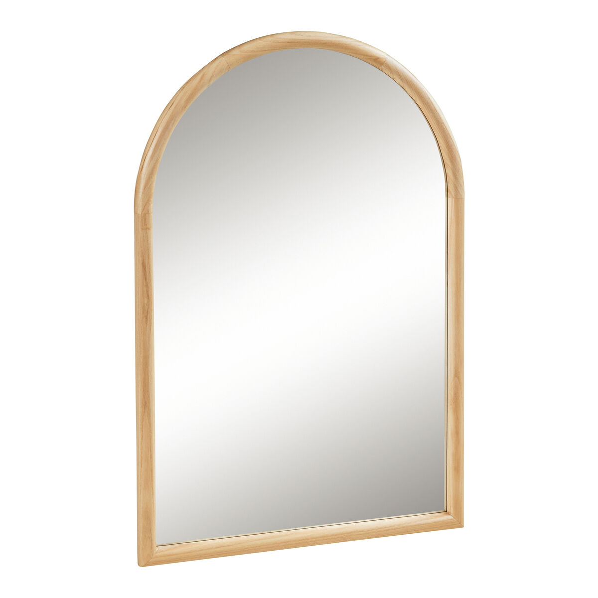 Espejo de pared podena 90x60 cm - natural [en.casa]