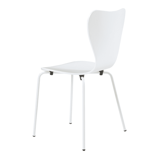 Conjunto de 4 cadeiras de jantar Essunga - Branco en.casa Conjunto de 4 cadeiras de jantar Essunga - Branco en.casa