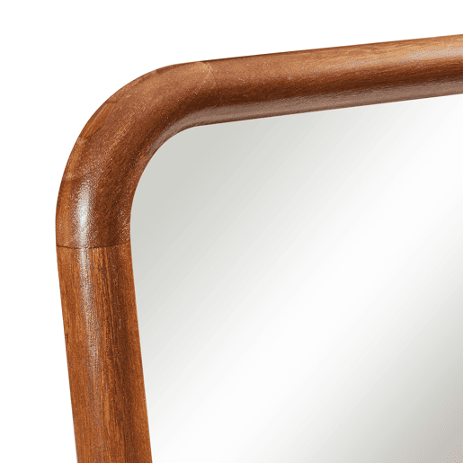 Espelho de parede Ristijarvi orpo inteiro MDF 120x40cm Castanho en.casa