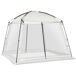 Carpa con Mosquiteras Poliéster, PE, Fibra de Vidrio Outsunny Carpa con Mosquiteras Poliéster, PE, Fibra de Vidrio Outsunny Blanco