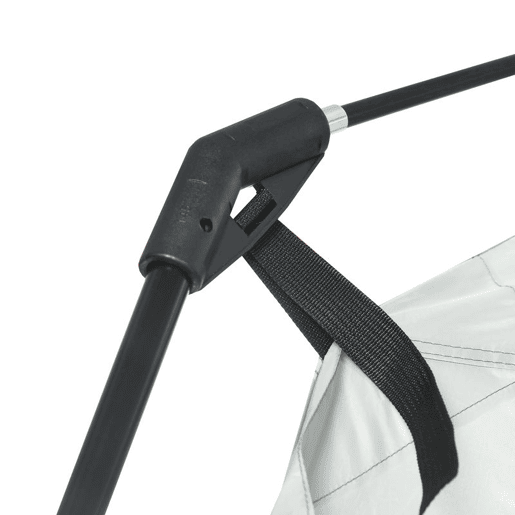 Outsunny Tenda de Jardim 3x3 m Tenda para 6-8 Pessoas com 4 Mosquiteiras e 2 Portas Proteção UV50+ Inclui Bolsa de Transporte para Pátio Exterior Branco