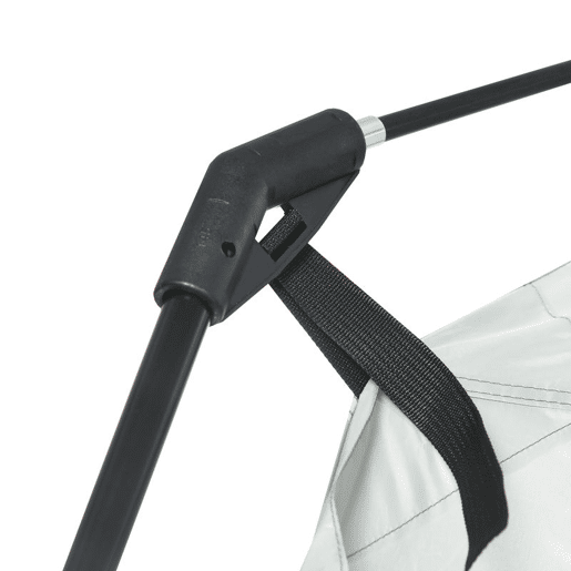 Outsunny Tenda de Jardim 3x3 m Tenda para 6-8 Pessoas com 4 Mosquiteiras e 2 Portas Proteção UV50+ Inclui Bolsa de Transporte para Pátio Exterior Branco