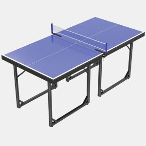 HOMCOM Mesa de Ping Pong Dobrável Mesa de Ping Pong Profissional com Rede e Estrutura de Aço para Interior e Exterior 182x91x76 cm Azul