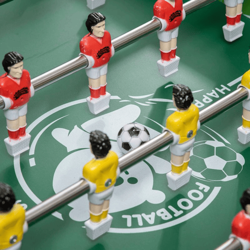 HOMCOM Mesa Multijogos 6 em 1 Dobrável para Crianças a Partir dos 7 Anos Mesa de Jogos Bilhar Matraquilhos Ping Pong Cesto de Lançamento Hóquei no Gelo Air Hockey 118x104x71 cm Multicolor