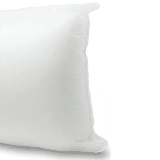 Enchimento de almofada retangular de poliéster branco 30x50cm