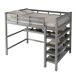 Cama alta para niños 149x207 Cama alta para niños 149x207 Gris