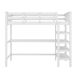 Cama alta para niños 99x207 Cama alta para niños 99x207 Blanco
