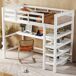 Cama alta para niños 99x207 Cama alta para niños 99x207 Blanco