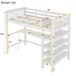 Cama alta para niños 99x207 Cama alta para niños 99x207 Blanco