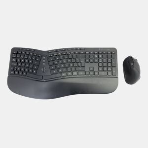 Teclado e Rato Conceptronic 120849407101 Preto Qwerty espanhol