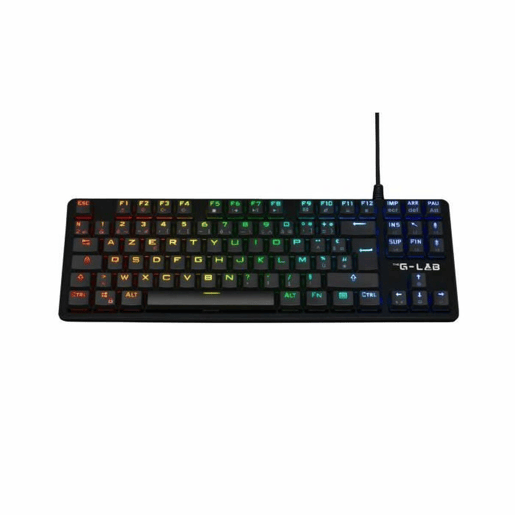 Teclado Gaming The G-Lab KEYZ PLATI. TKL Preto Azerty Francês