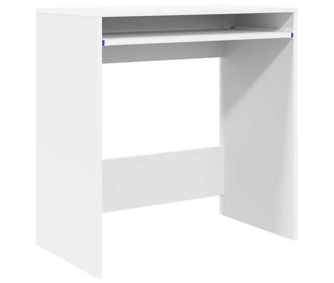 Escritorio - mesa de ordenador blanco 77.5 x 43 x 79 cm madera contrachapada