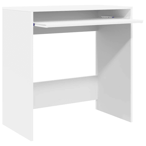 Secretária Escrivaninha de computador - Branco 77.5 x 43 x 79 cm Madeira processada