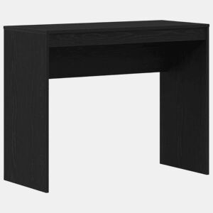 Secretária Escrivaninha de computador - 90x40x72 cm derivados de madeira carvalho preto