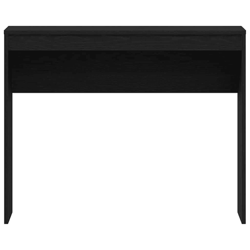 Secretária Escrivaninha de computador - 90x40x72 cm derivados de madeira carvalho preto
