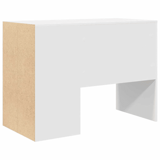 Secretária Escrivaninha de computador - Branco 102 x 50 x 75 cm Madeira processada