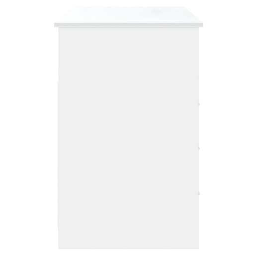 Secretária - Escrivaninha de computador c gavetas 102x50x76 cm derivados de madeira branco