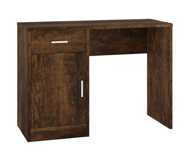 Escritorio - mesa de ordenador con cajón y armario contrachapada 100x40x73 cm
