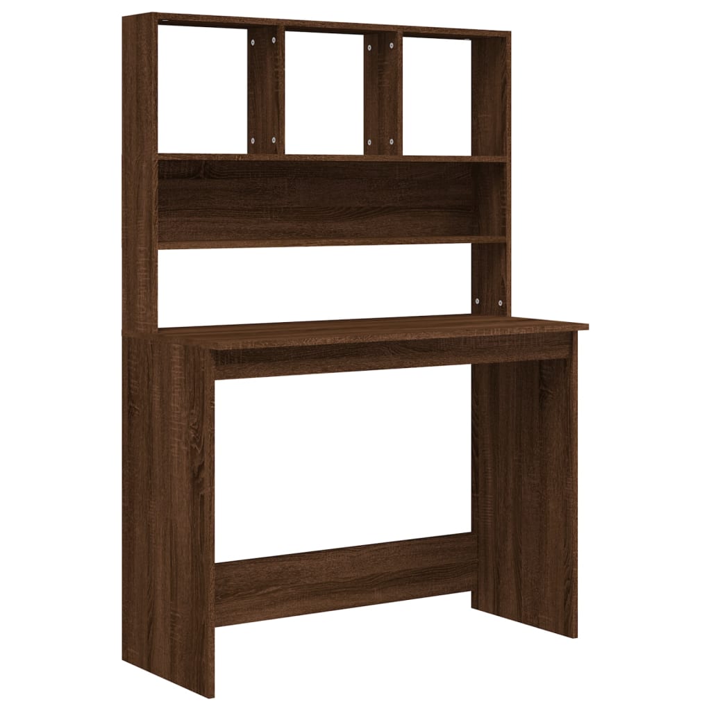 Escritorio - Mesa de Ordenador 102x45 Madera Oscura