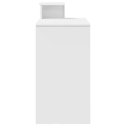 Secretária Escrivaninha de computador - Branco 106 x 40 x 88,5 cm Madeira processada