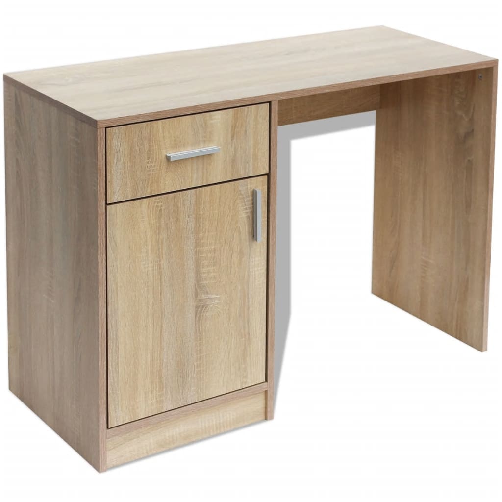 Escritorio - Mesa de Ordenador 100x40 Roble
