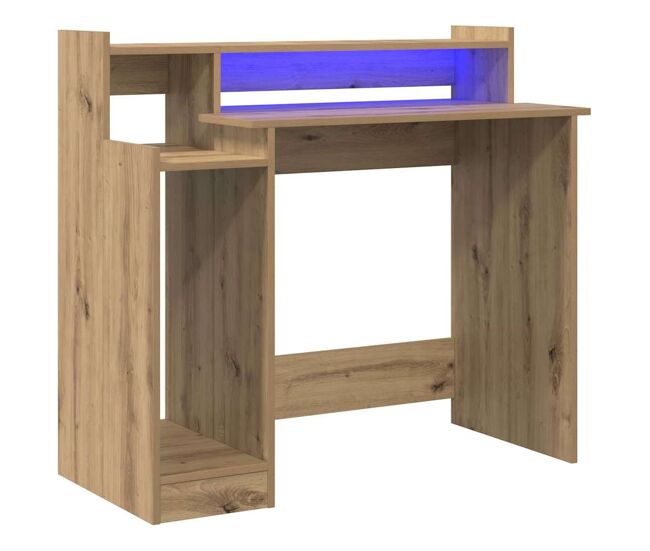 Escritorio - mesa de ordenador roble artisan 97 x 45 x 90 cm madera contrachapada