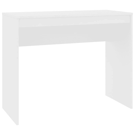 Secretária Escrivaninha de computador - 90x40x72 cm derivados de madeira branco