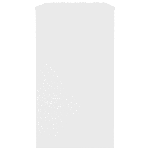 Secretária Escrivaninha de computador - 90x40x72 cm derivados de madeira branco