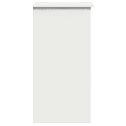 Secretária - Escrivaninha de computador com prateleiras 84x40x78 cm contraplacado branco