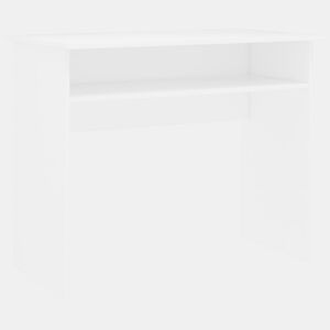 Secretária Escrivaninha de computador - 90x50x74 cm derivados de madeira branco