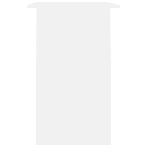 Secretária Escrivaninha de computador - 90x50x74 cm derivados de madeira branco
