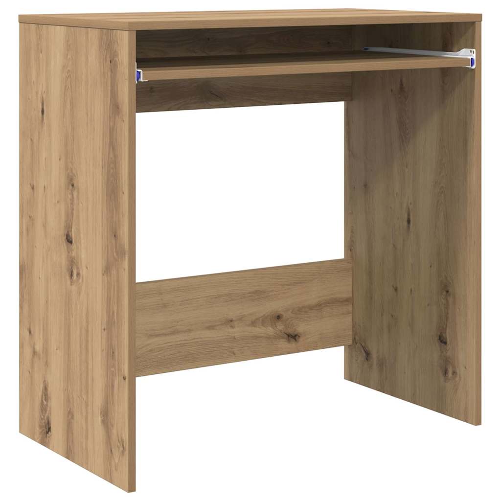 Escritorio - mesa de ordenador roble artisan 77.5 x 43 x 79 cm madera contrachapada