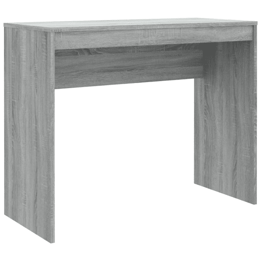 Secretária Escrivaninha de computador - 90x40x72 cm derivados de madeira cor cinzento sonoma