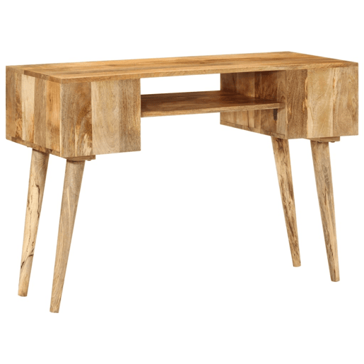 Secretária - Escrivaninha de computador com gavetas 110x47x76 cm madeira de mangueira maciça Secretária - Escrivaninha de computador com gavetas 110x47x76 cm madeira de mangueira maciça
