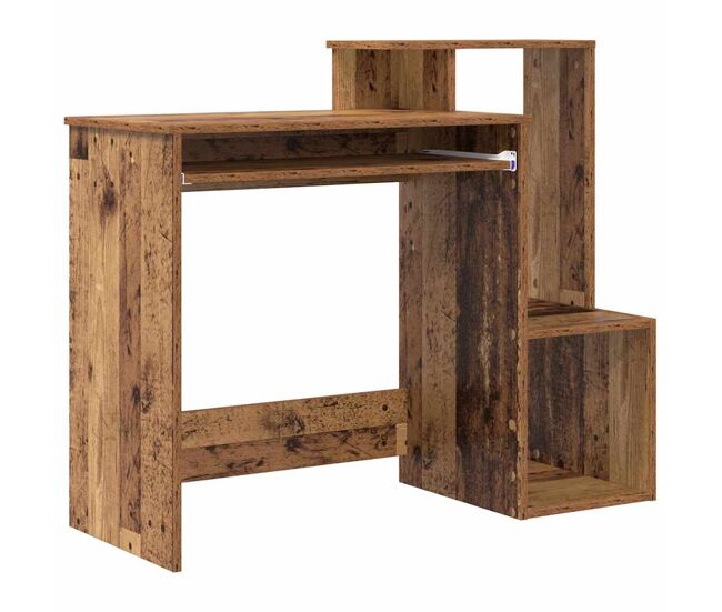 Escritorio - mesa de ordenador madera vieja 106 x 40 x 88.5 cm madera contrachapada