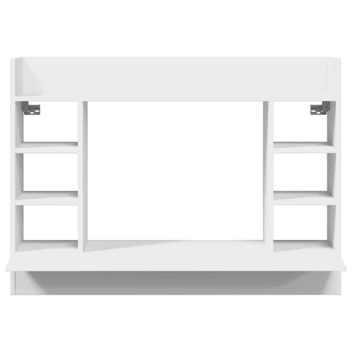 Secretária - Escrivaninha de computador de parede 105x48x75 cm derivados de madeira branco