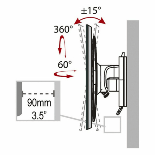 Suporte TV Haeger WB-T37.021A 17 - 37