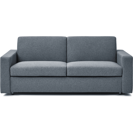 Sofá convertível em tecido Diana Express - cama de 140 cm - 3 lugares - Cinza