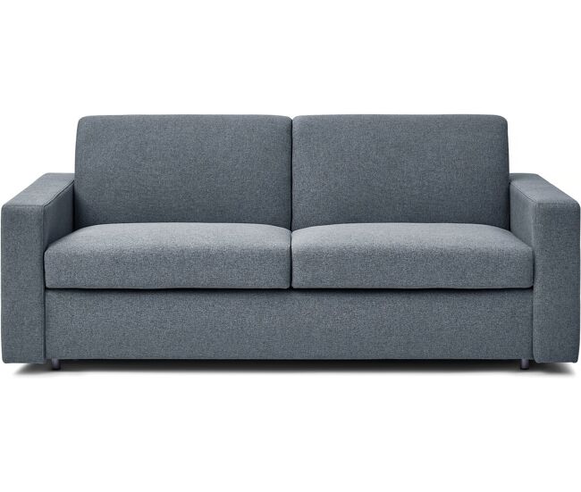 Sofá cama convertible express "diana" de tela - cama de 140 cm - 3 plazas - gris