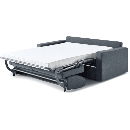 Sofá convertível em tecido Diana Express - cama de 140 cm - 3 lugares - Cinza