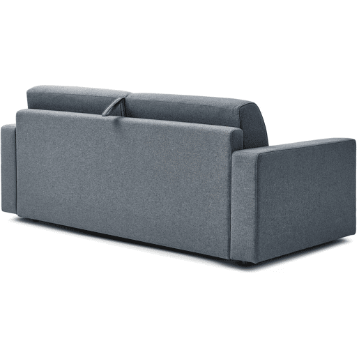 Sofá convertível em tecido Diana Express - cama de 140 cm - 3 lugares - Cinza