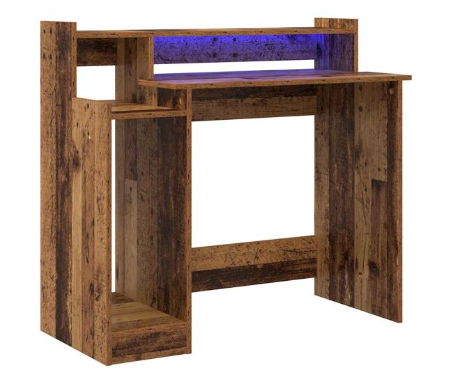 Escritorio - mesa de ordenador madera vieja 97 x 45 x 90 cm madera contrachapada