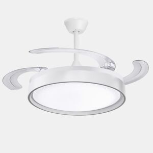 Ventilador de teto com motor DC leve e ultrassilencioso com lâminas dobráveis u200Bu200BLED 70W cor branca
