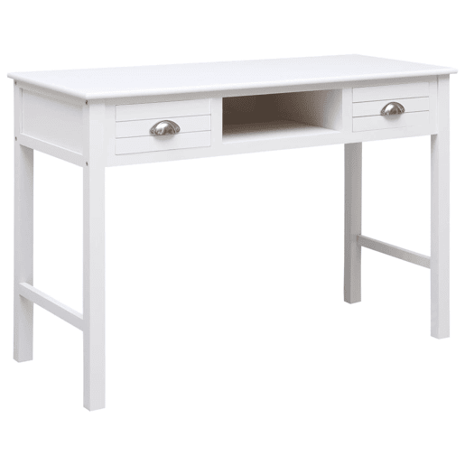 Secretária Escrivaninha de computador - 110x45x76 cm madeira branco Secretária Escrivaninha de computador - 110x45x76 cm madeira branco