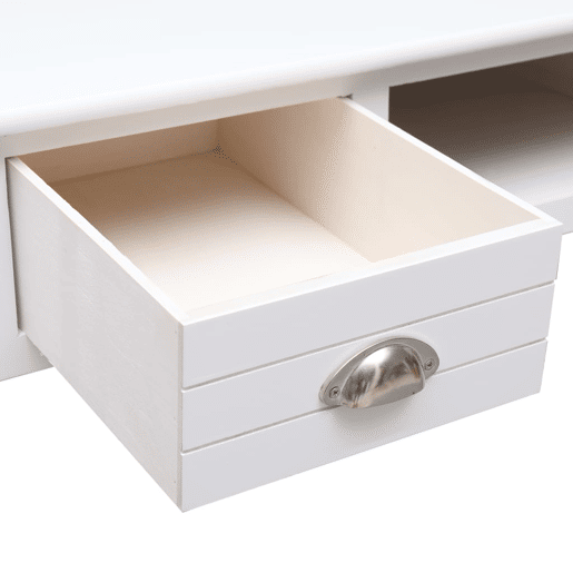 Secretária Escrivaninha de computador - 110x45x76 cm madeira branco Secretária Escrivaninha de computador - 110x45x76 cm madeira branco